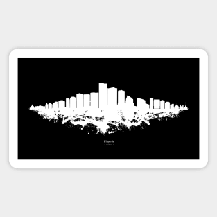 Phoenix City Skyline - Watercolor Magnet